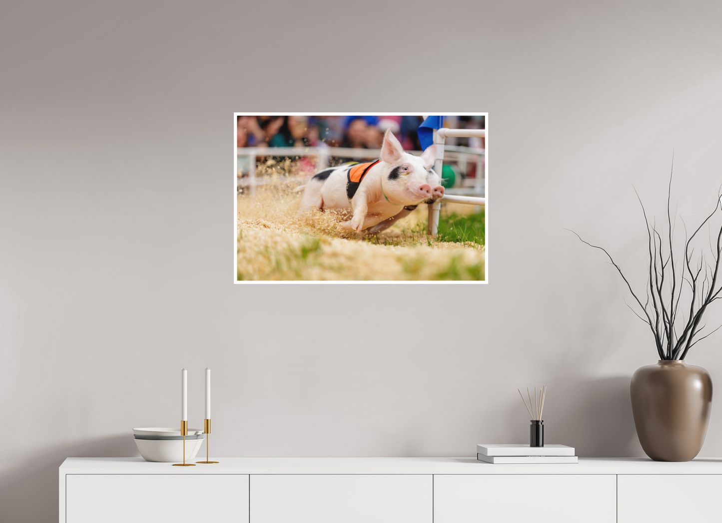 30 x 20″, Hahnemühle Bamboo Kickin' up Dust