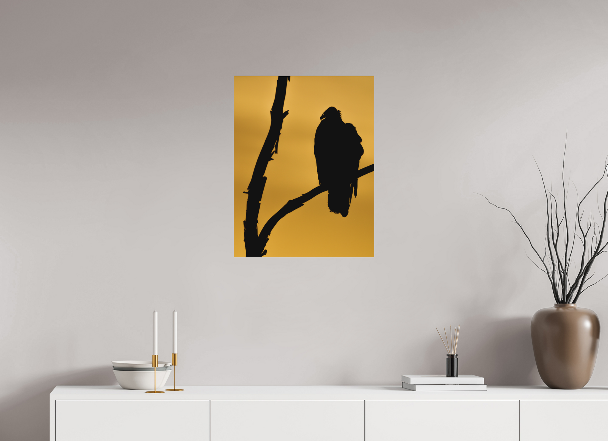 20 x 25.9″, Fuji Crystal Archive Under Matte Acrylic V is for Vulture