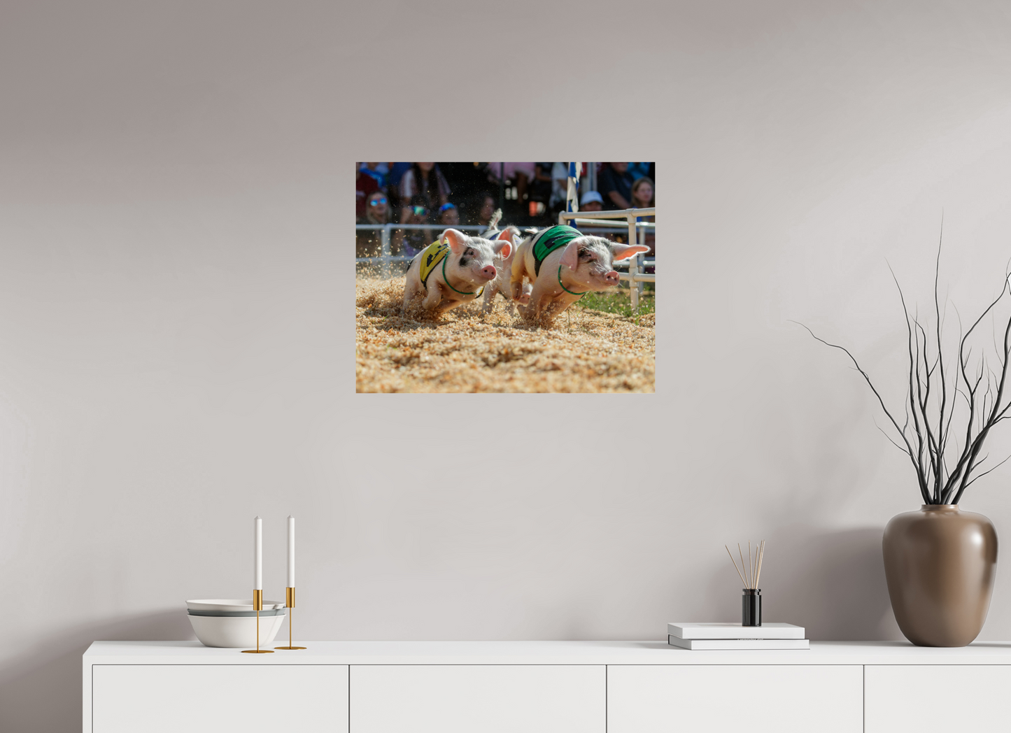 25.9 x 20″, Photo Print On Fuji Crystal DP II When Pigs Fly