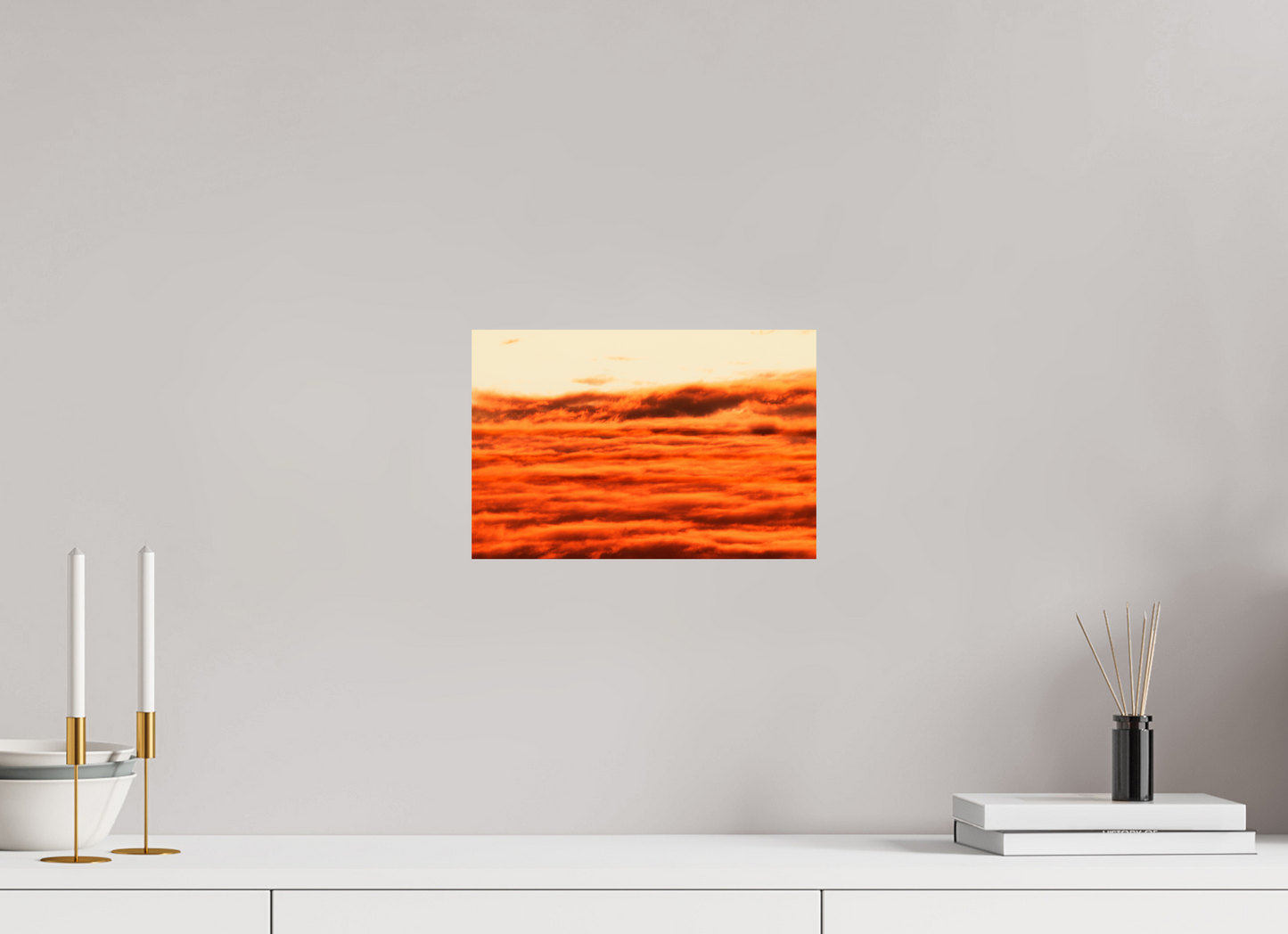 12 x 8″, Photo Print On Fuji Crystal DP II Lake of Fire